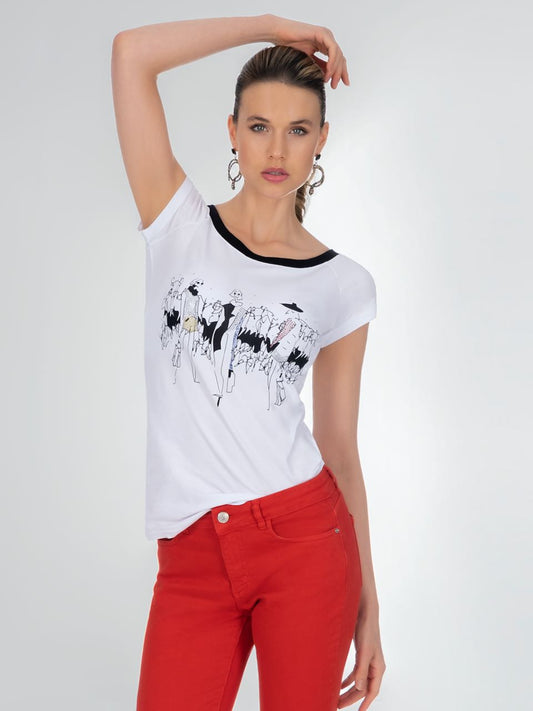 Camiseta DOLCEZZA MONTREAL blanca