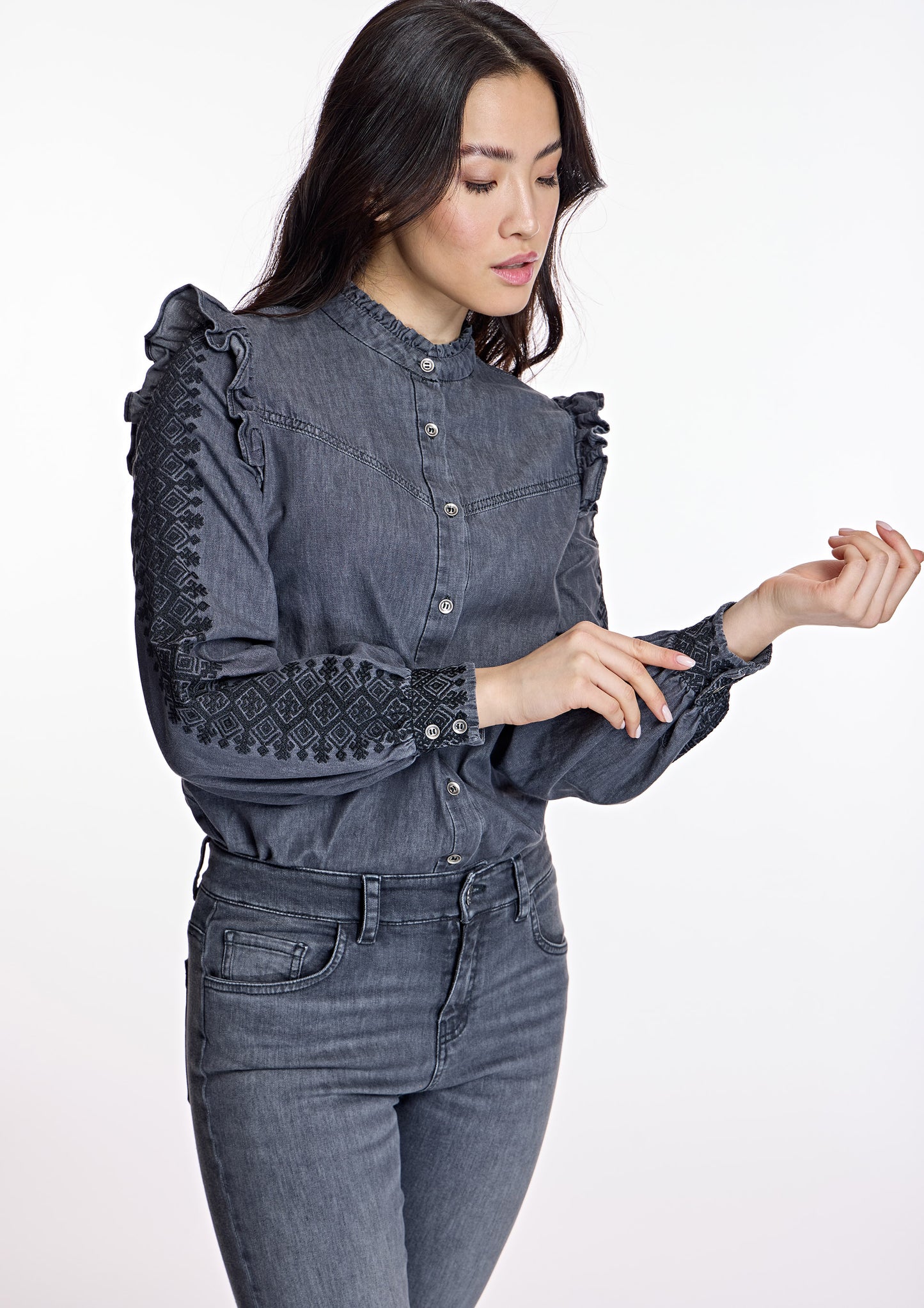 Blusa ALBA CONDE denim