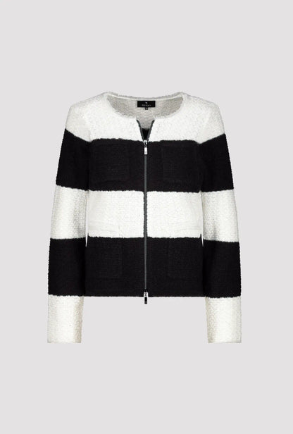 Chaqueta MONARI blanca y negra